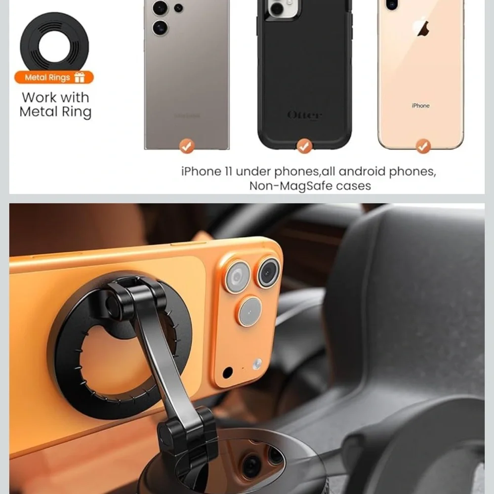 Magnetic Black Car Phone Mount holder